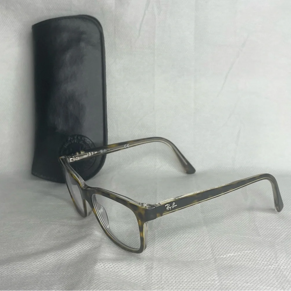 RayBan Youth Tortoise Wayfarer Flex Glasses FRAME ONLY RB 1536 3602 48 16 130
